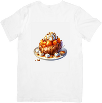 Thumbnail for Loaded Sweet Potato T-Shirt | Marshmallow Caramel Dessert Graphic Tee | Foodie Comfort Food Gift