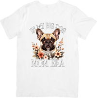 Thumbnail for In My Big Dog Mom Era T-Shirt | Floral French Bulldog Graphic Tee | Dog Mom Gift