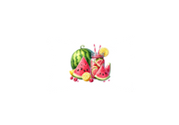 Thumbnail for Watermelon Summer Drink Throw Pillow | Watercolor Fresh Fruit Decorative Pillow | Kitchen Decor Gift