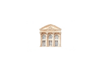Thumbnail for Neoclassical Facade Throw Pillow | Watercolor Classical Architecture Decorative Pillow | Elegant Home Gift